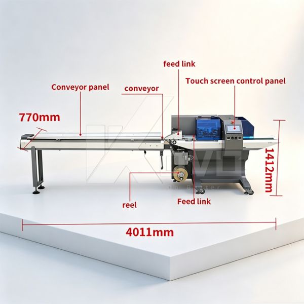 Horizontal Solid Soap Flow Wrapping Packaging Machine Automatic Bar Soap Bowl Flexible Packing Machine
