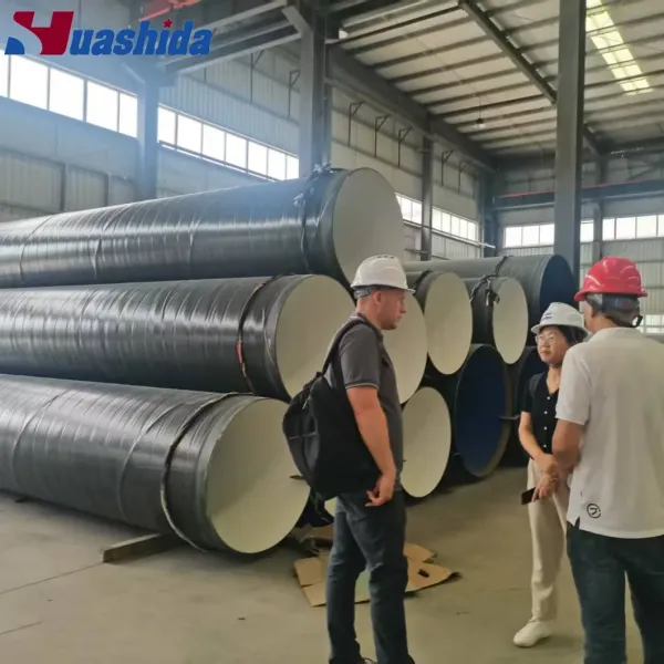 Automatic 3LPE Coating Pipe Production Line with Powder Coating and Induction Heating for Urban Pipeline Construction