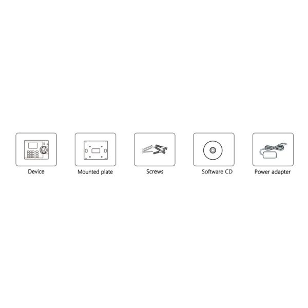 Network / Standalone Biometric Time Attendance System Support ID Card Reader