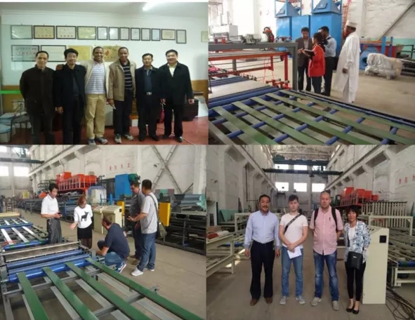 Eps Mgo And Cement Dry Wall Panel Production Line Fully Automatic Low Noise