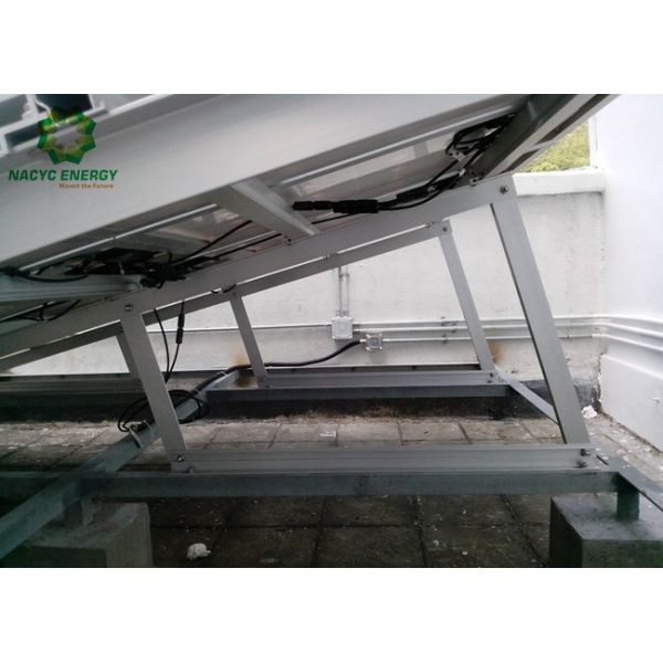 Rotate Maintenance Flat Roof Solar Mounting System Solar Rooftop Racking Systems