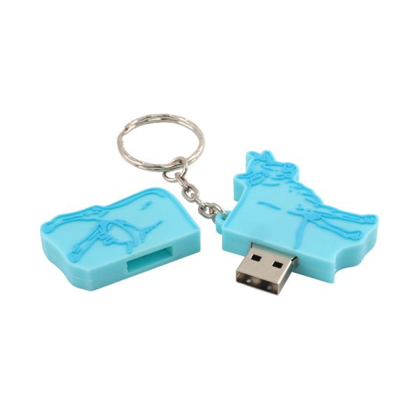 Custom PVC and Silicone USB Flash Drives with USB 2.0/3.0 Interface