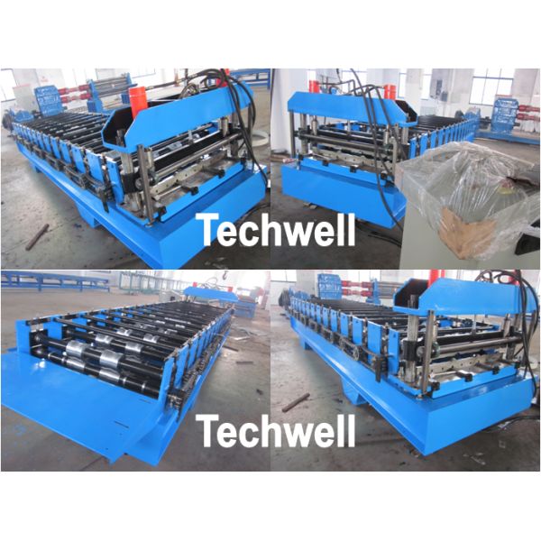 Roof Wall Cladding Roll Forming Machine With High Grade 45# Forge Steel