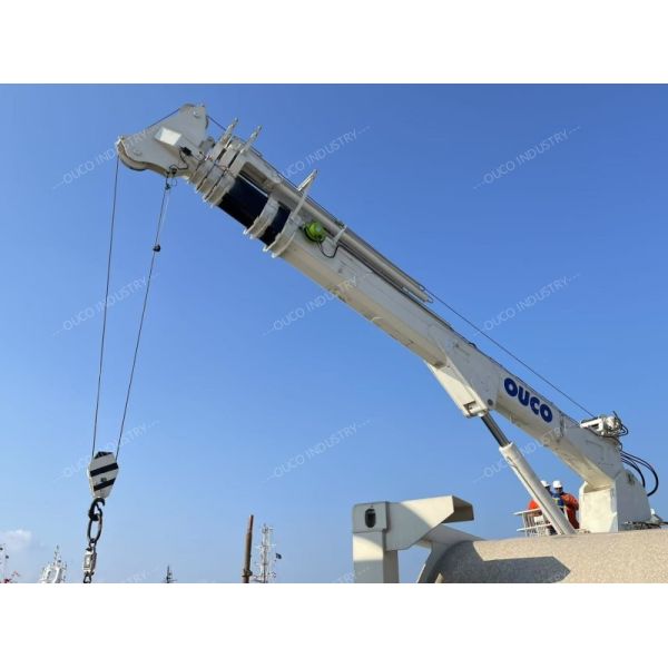 4T20M Explosion-Proof Telescopic Boom Marine Crane