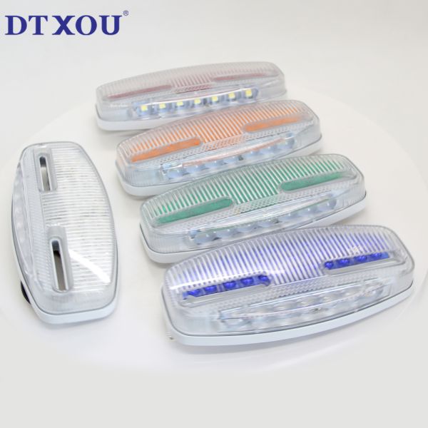Universal 100% Waterproof 12V-24V Rectangular LED Car Warning Light