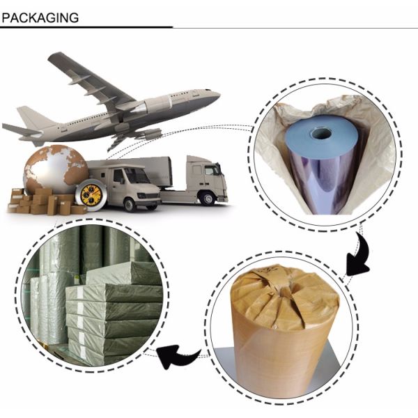 Packaging 0.3 mm Hard Plastic Sheets , Durable PVC Clear Plastic Sheet Roll