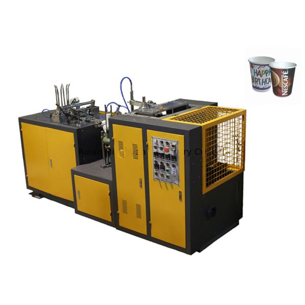 1700Kg Paper Cup Making Machine 0.4Mpa Precise Box Type Indexing Cam Structure