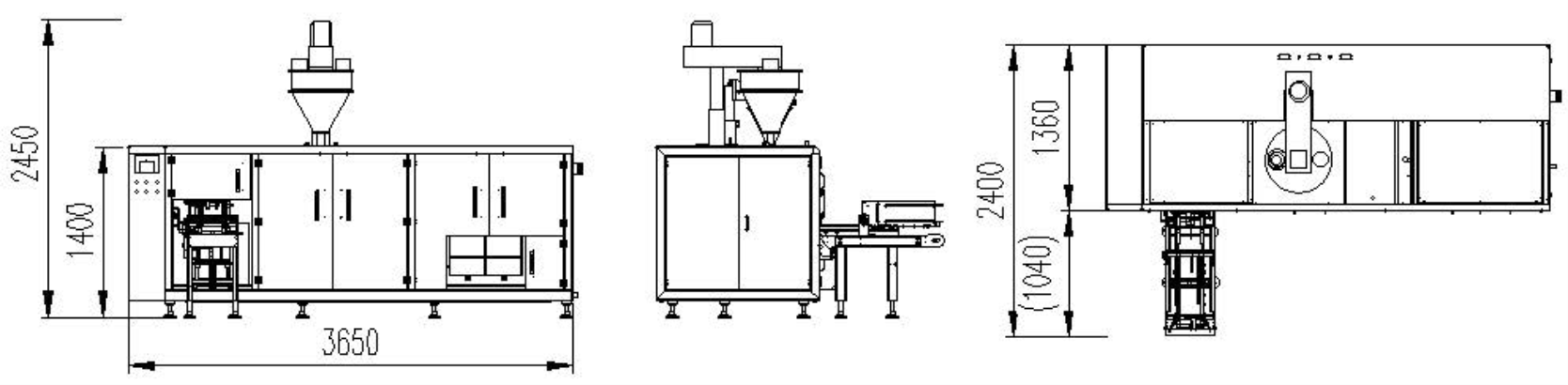 30 Pouches/Min Automatic Horizontal Pouch Packing Machine High Precision