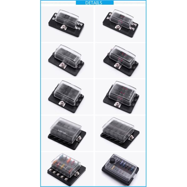 10 Way Fuse CB Mount Fuse Holder