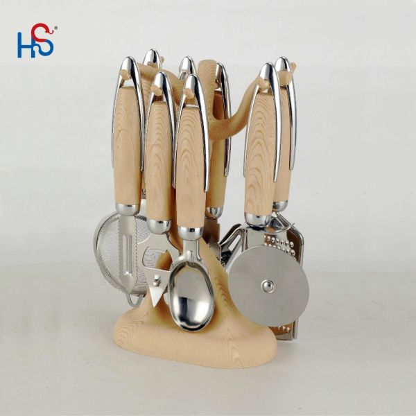 Graters Fruit Vegetable Tools Type Stainless Steel Kitchen Gadgets Set with Grey Handle