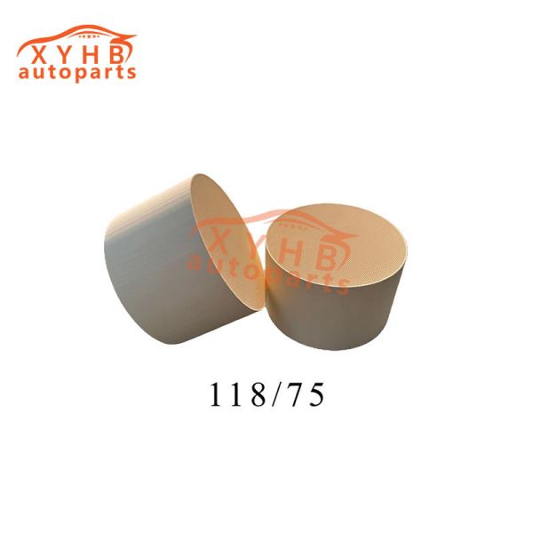 Ceramic Carrier Anisotropic High Quality Three Way Catalytic Filter Element Euro 1-5 Model 118 X 75