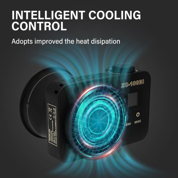 Dual-color handheld COB fill light soft light device 7500k with battery use camera accessories