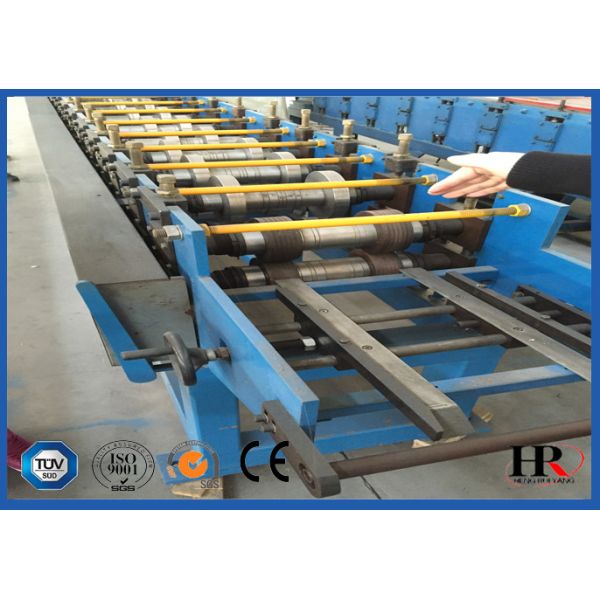 Safety Door Frame Cold Roll Forming Machine With Pre - Cutting / Auto Feeding System