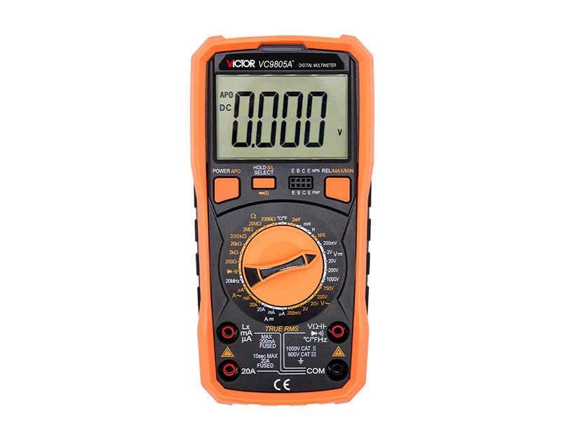True RMS Tester Digital Multimeter Resistance Measurement AC DC Voltmeter