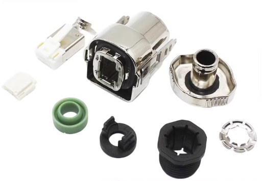 Siemens network cable plug 6FX6002-2DC10 20 RJ45 67E encoder connector RJ45 zinc alloy 4 2 large head connector