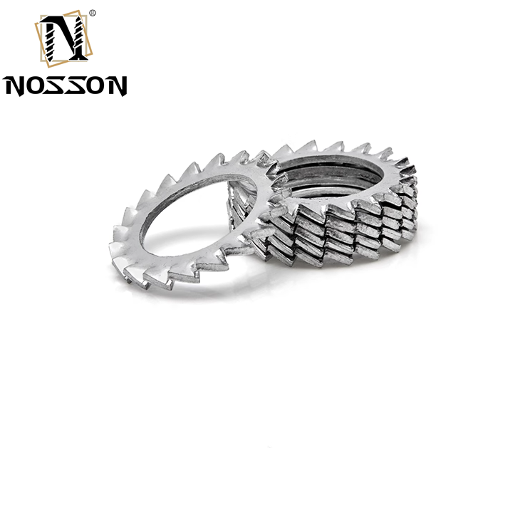 Essential Flat Style Toothed Lock Washers for Mining Operations DIN6797J Stainless Steel SS304 Carbon Steel Zinc Plated