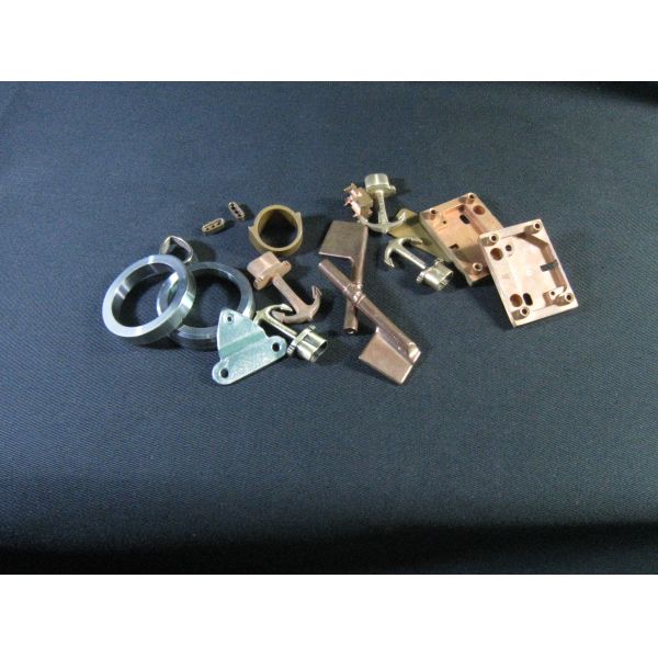 Anodized Custom Injection Molding , Copper PVD Precision Moulded Components