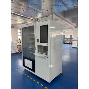 Quality Frozen Food Vending Machine with 3℃ Refrigeration Built-In Microwave Station and Waste Reduction Technology for sale