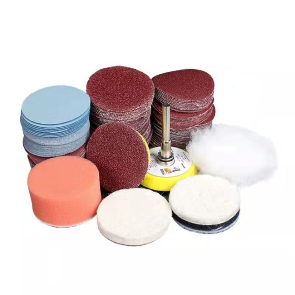 Customized 125mm Rectangle 2 Inch Sanding Disc with Hook and Loop or Sticky PSA Backing