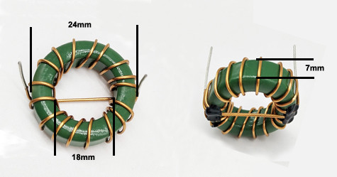 Low Loss Toroidal Choke Coil Effective On Noise Absorption For Electronics