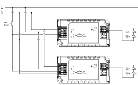 12W Constant Current Dali LED Dimmable LED Driver with Primary PUSH Dimming Control Method