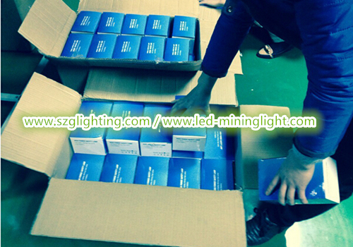 IP67 GL5-A Coal Mining Lights , High Power Intrinsically 472g Mining Headlight
