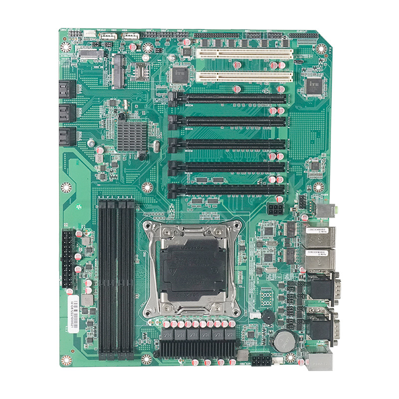 Customized high quality ITX hot swappable hard disk array raid storage industrial computer E5 server C612 mainboard