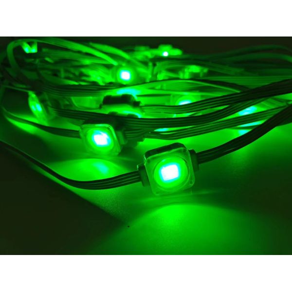 Christmas Permanent Eaves Light RGB 25mm LED Point Light Source Outdoor Decoration Waterproof Pixel Light