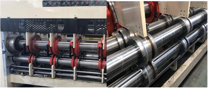 High Speed Printing Slotting Machine With Stacker , Printer Slotter Machine