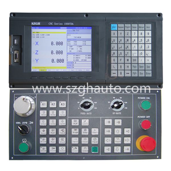 3 axis standard and updated series CNC Lathe Controller supporting PLC Macro and ATC function