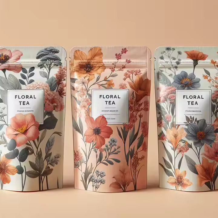 Factory Direct Plastic Packaging Multiple Usage Food Grade Biodegradable Ziplock Stand up Pouch Coffee Bags