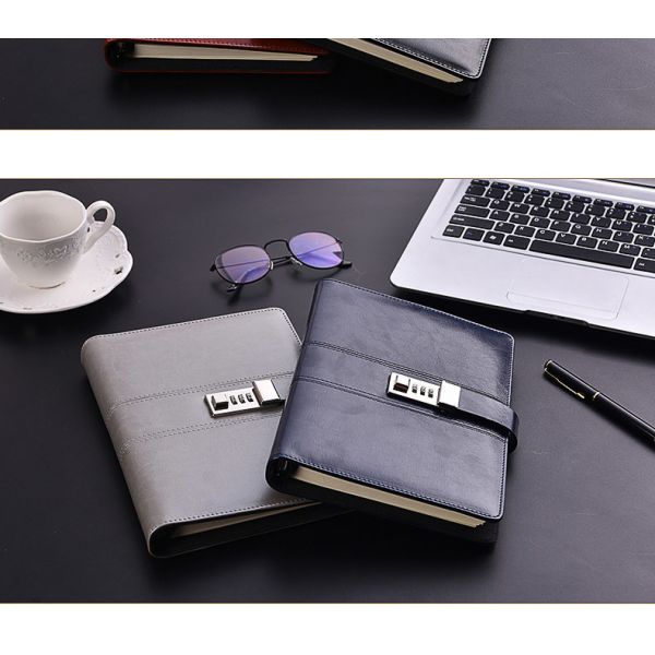 A5 CODE BOOK NOTEBOOK WITH LOCKING LEDGER CARD CARD CODE BOOK LOOSE-LEAF SECRET DIARY