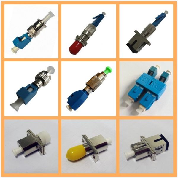 ROHS , SGS Hybrid Multimode Fiber Optic Adapter with High RL / Low IL