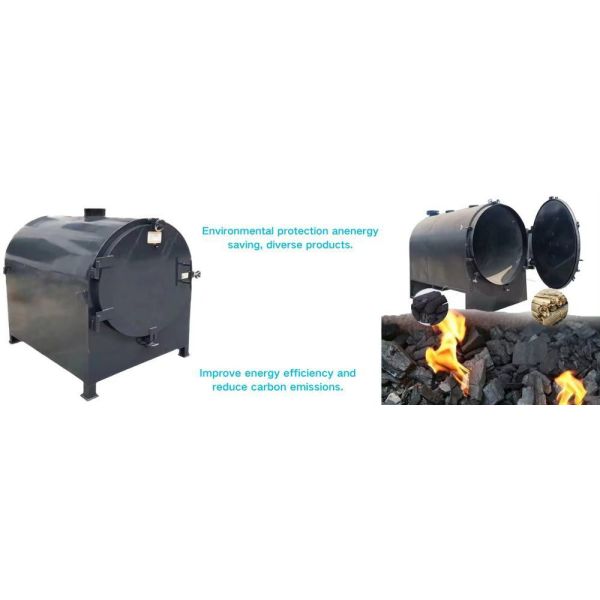 Customization Hazelnut Pumpkin Seeds Circulation System Dry Distillation Charcoal Stove