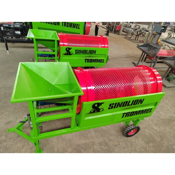 Professional Moving Trommel Screen for Easy Maintenance Composting Screening