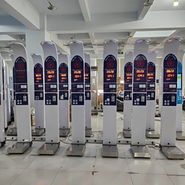 Multi-Language Coin-Operated BMI Weighing Machine with Printer and Customized Support