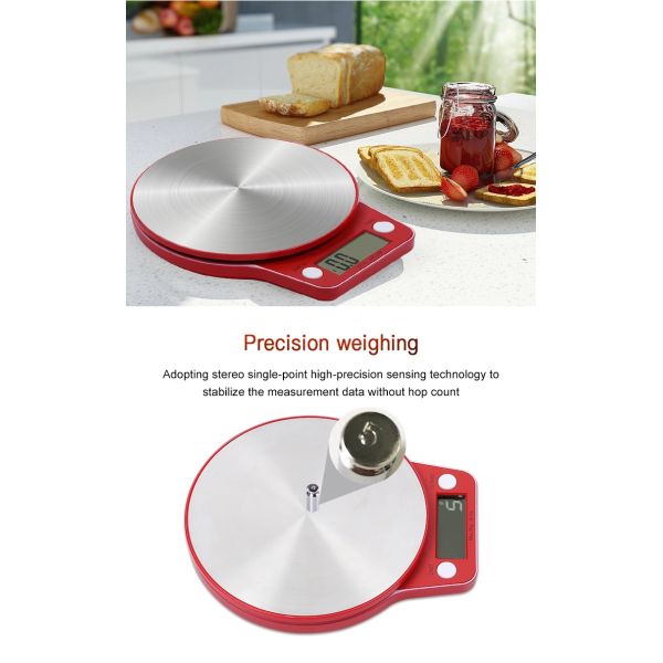 Switch On High Accuracy Digital Kitchen Food Weighing Scale