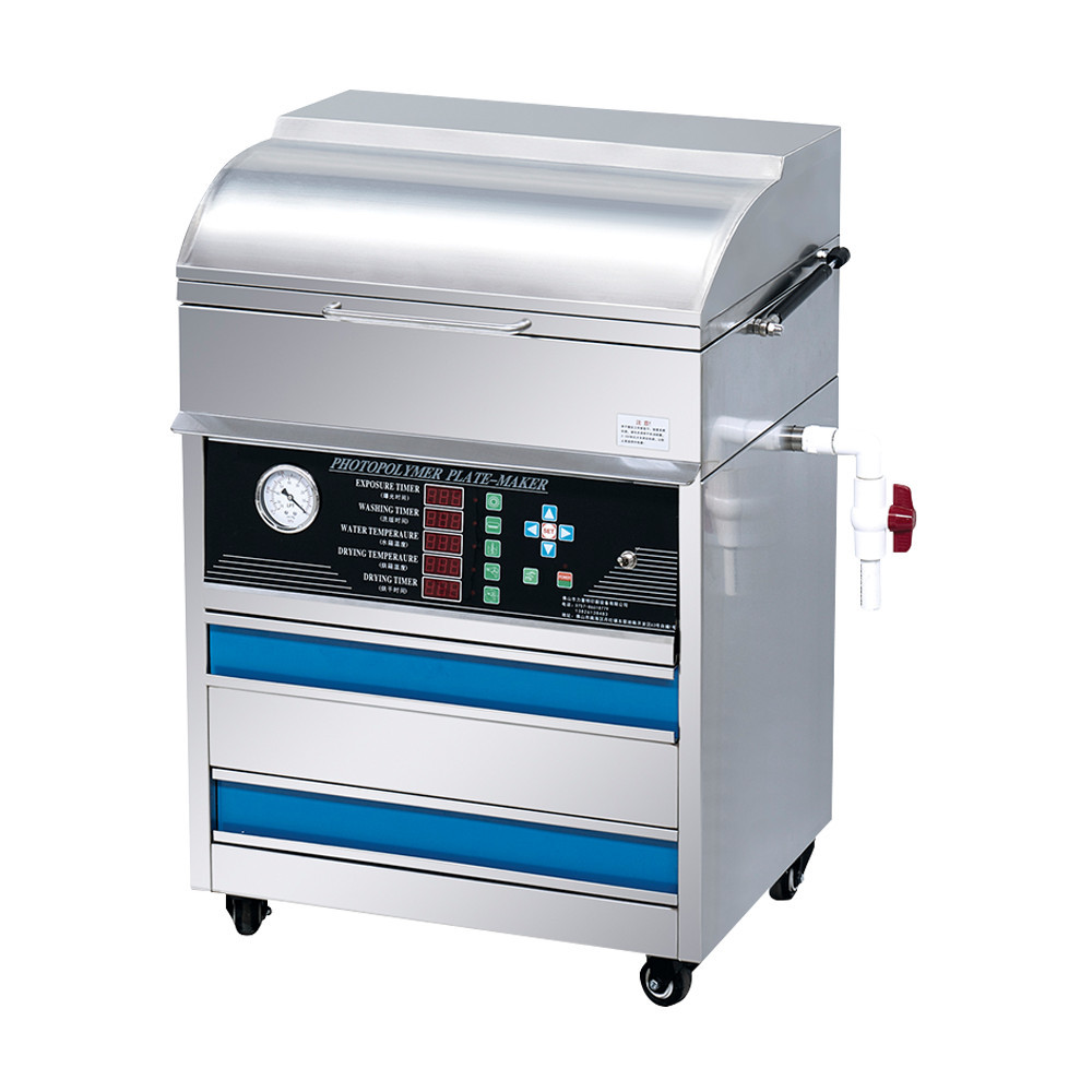 Solvent-based flexo plate making machine