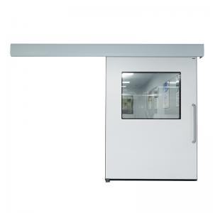 China 5mm Automatic Hospital Door Soundproof Double Automatic Glass Sliding Door on sale