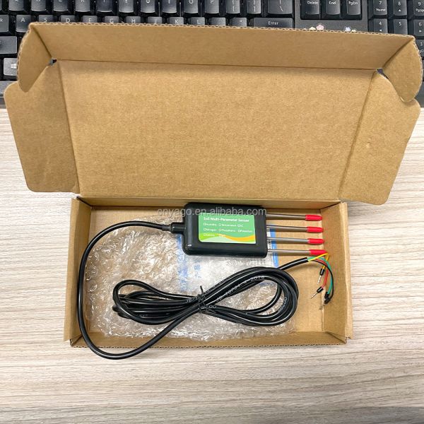 RS485 Soil Multi Parameter Sensor 8-in-1 EC pH NPK Temp Moisture Detection Agriculture Greenhouse Use