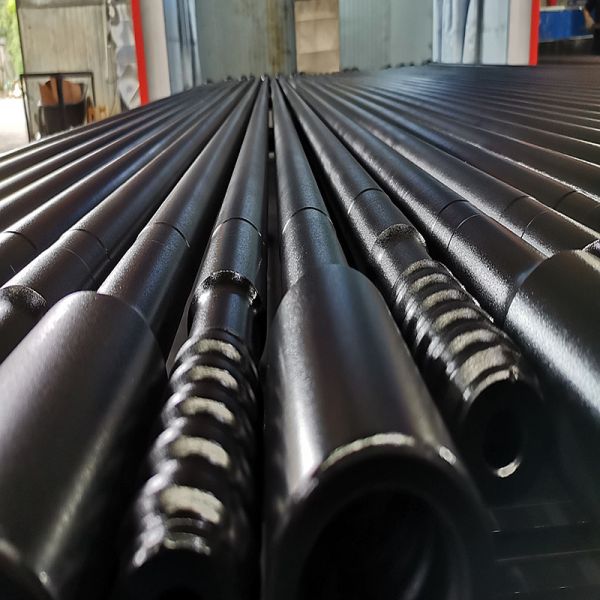 Threaded Drill Pipe T45 T51 GT60 Mining Tunnelling Rock Drilling Tools Top Hammer Drill Rod