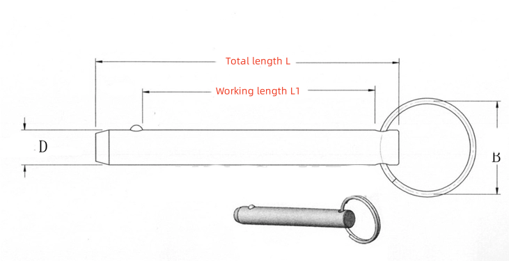Stainless Steel Shaft Plunger Push Button Handle Spring Loaded Quick-Release Ball Lock Pin with Steam Oxide Nitride Finish