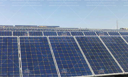 Rotating Photovoltaic Support Cold Roll Forming Machine Automatic
