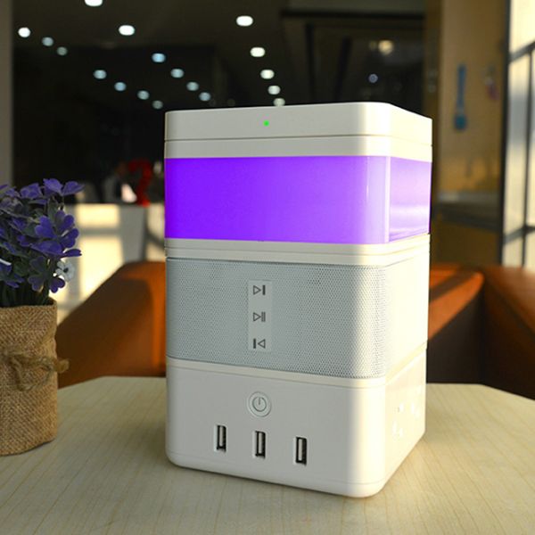 Colorful Wireless LED Light Bluetooth Speaker Seven Colors Mode USB Charging