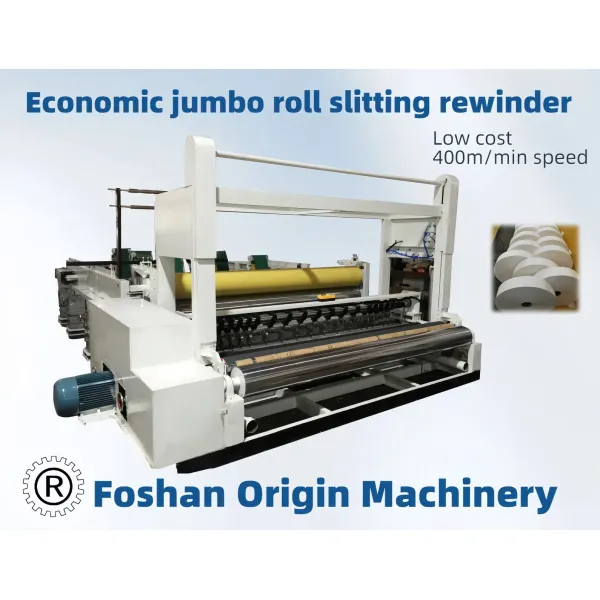 Jumbo Roll Slitting Machine Rewinding