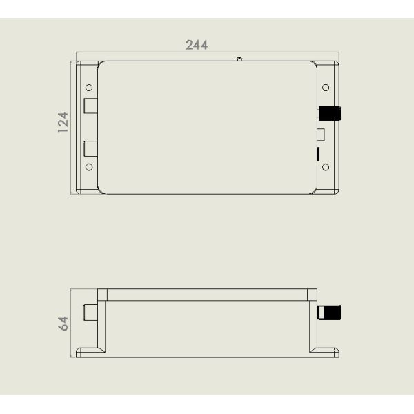 CM20 CM30 20KV 30Kv White High Voltage Electrostatic Charging Generator power supply For Cast film 244*124*64mm