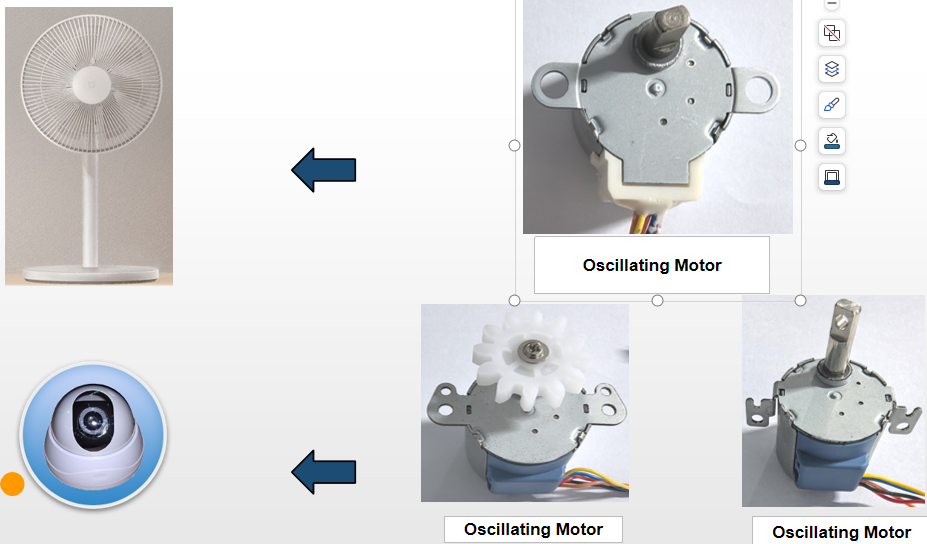 12V DC 24BYJ48 Micro Stepper Motor with Anti-Interference and Customizable Parameters