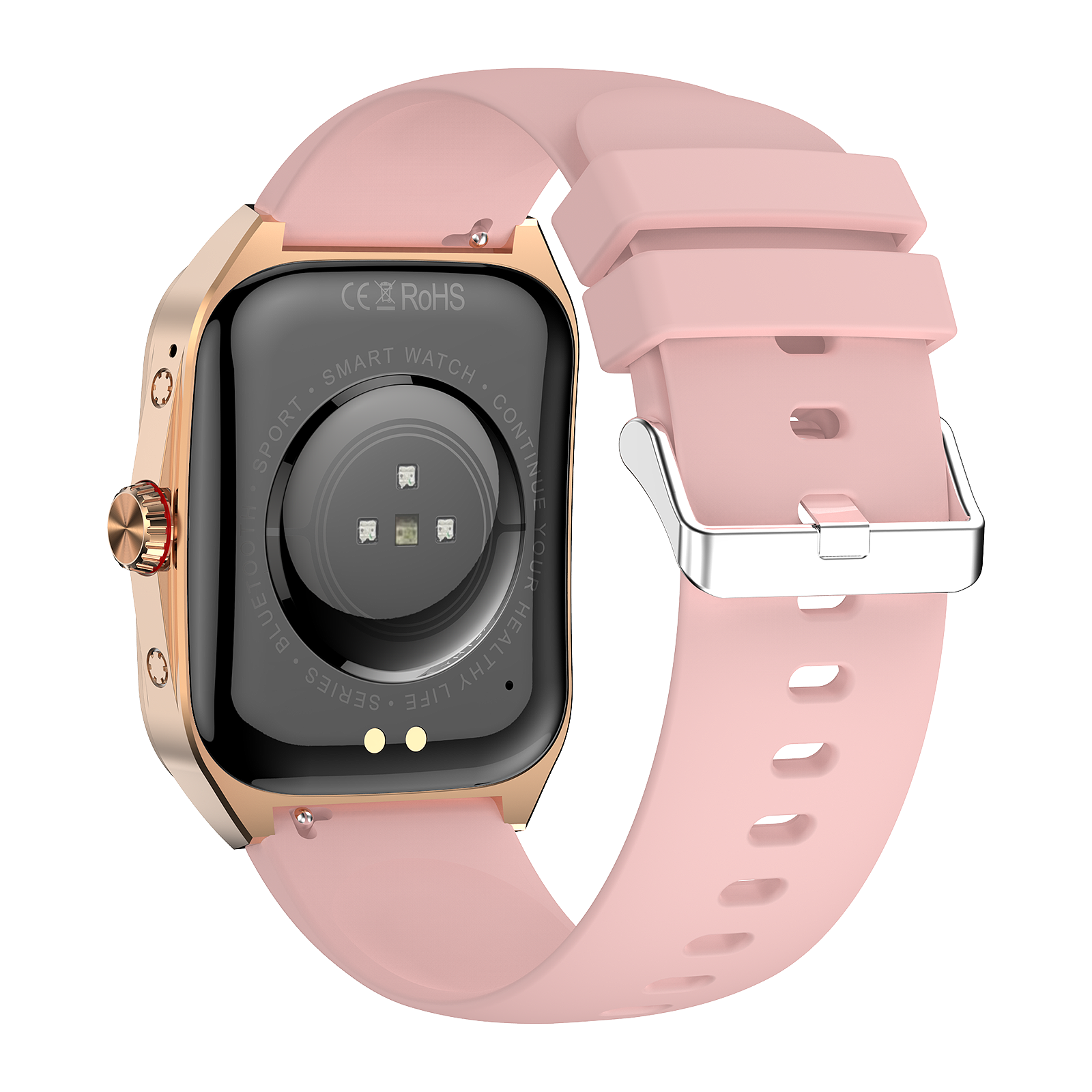 FitCloudPro Compatible Square Shape Smart Watch Voice Control Bluetooth Calling Smartwatch