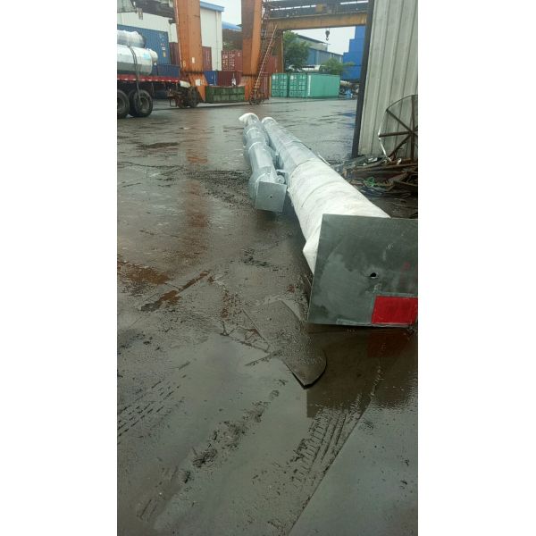 100um Galvanised Steel Poles