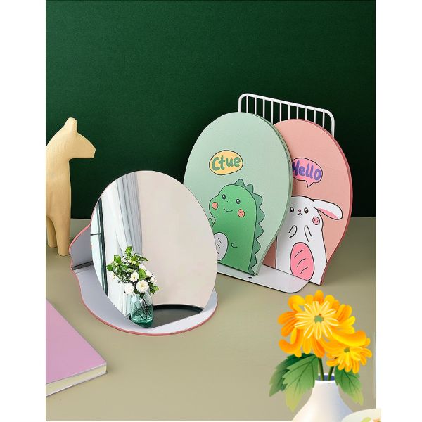 Customized LOGO Small Square Circle Dressing Makeup Mirror for Daily Occasions
